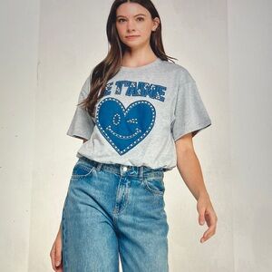 Grey Je T’aime T-shirt